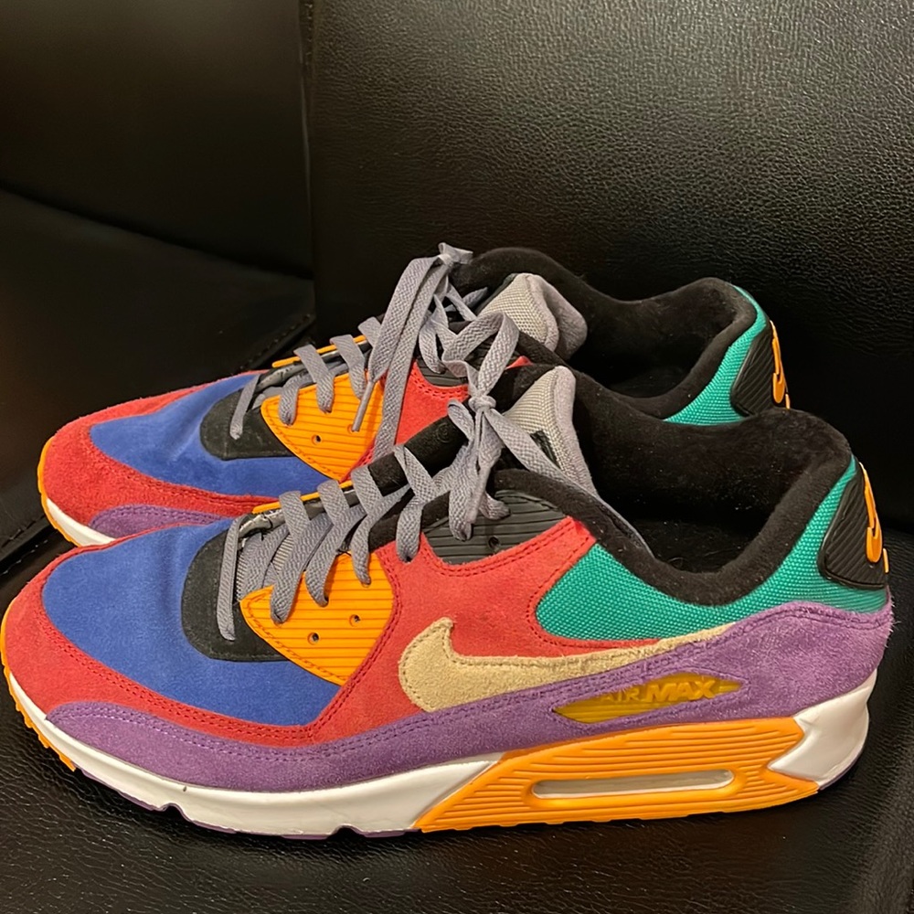 🔥MENS Nike Air Max 90 QS Viotech OG CD0917-600🔥 •Barely Used/Still In Box•